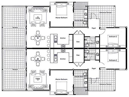 East Coast Ocean Villas apartment floor plan