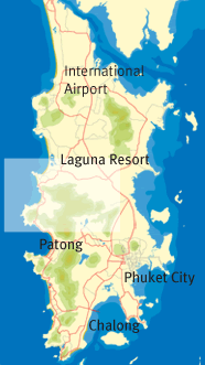 Kamala Hills area overview map