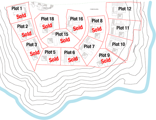 Samsara master plan showing available plots