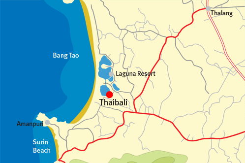 ThaiBali location detail map