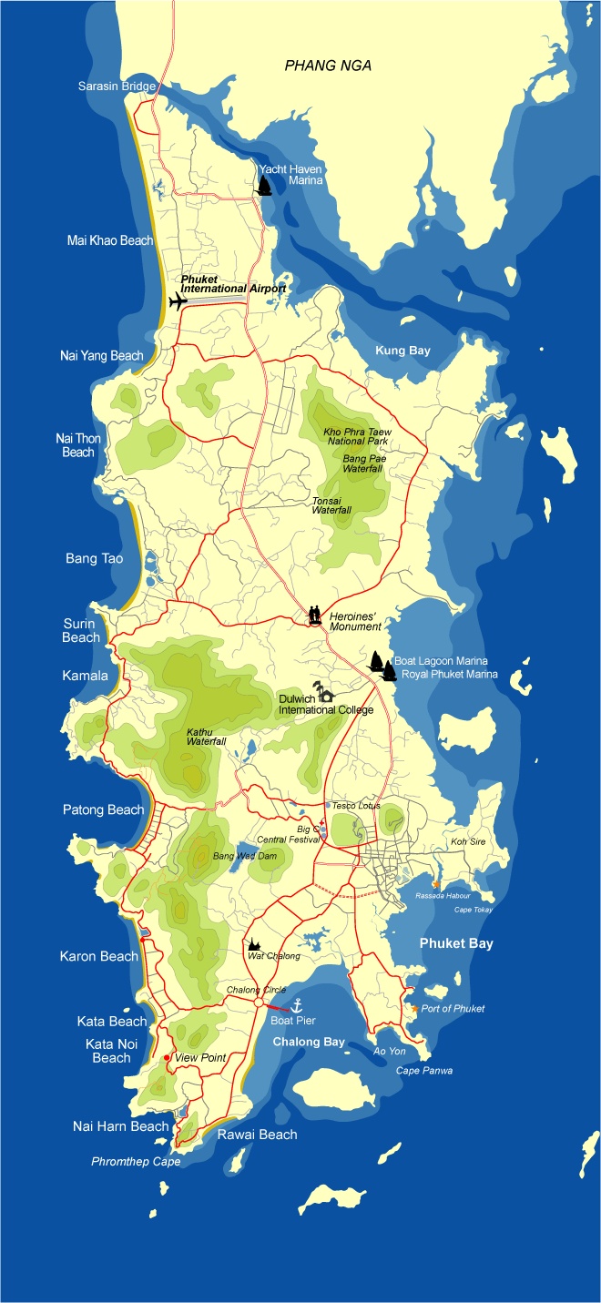 Phuket Map